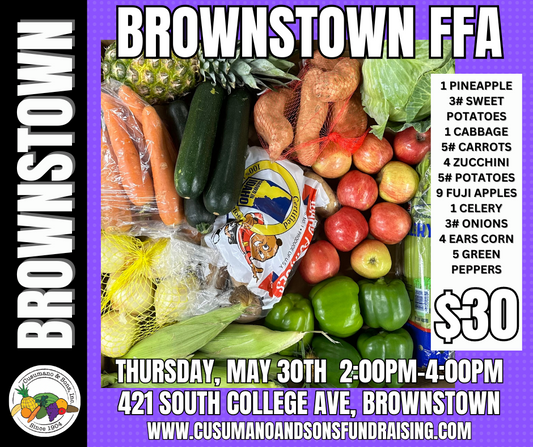 Brownstown FFA Produce Fundraiser