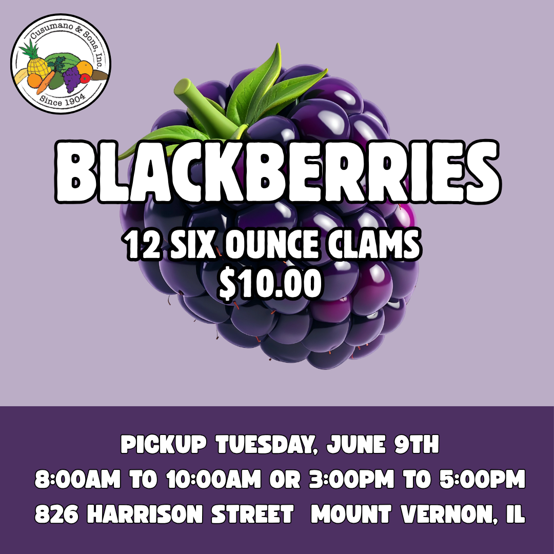 Berry Flash Sale-Pick Up June 9th