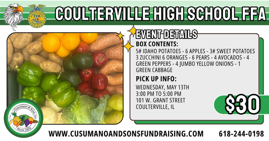 COULTERVILLE - Coulterville High School FFA 05/13/26 Pickup