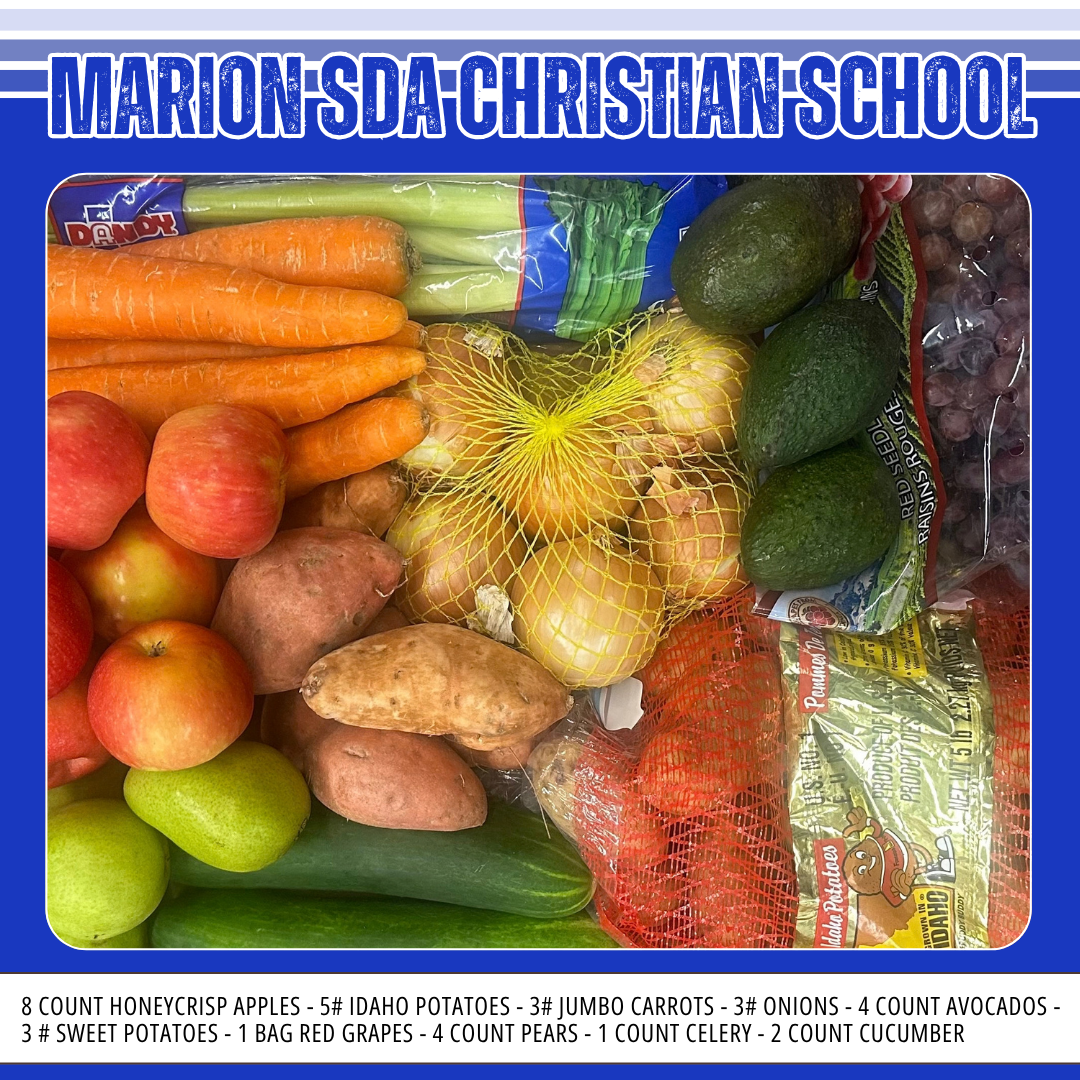 MARION - Marion SDA Christian School 10/13/26 Pick Up