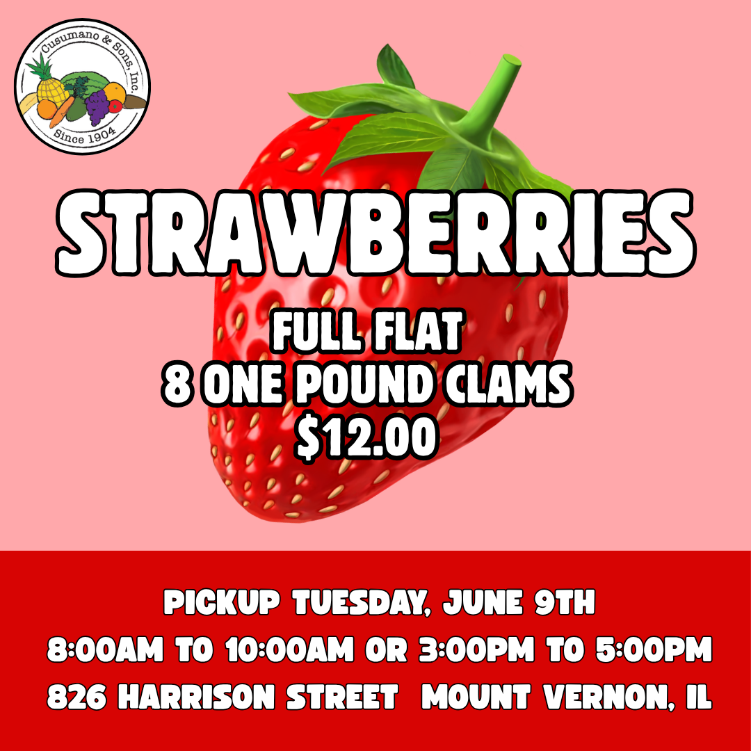 Berry Flash Sale-Pick Up June 9th